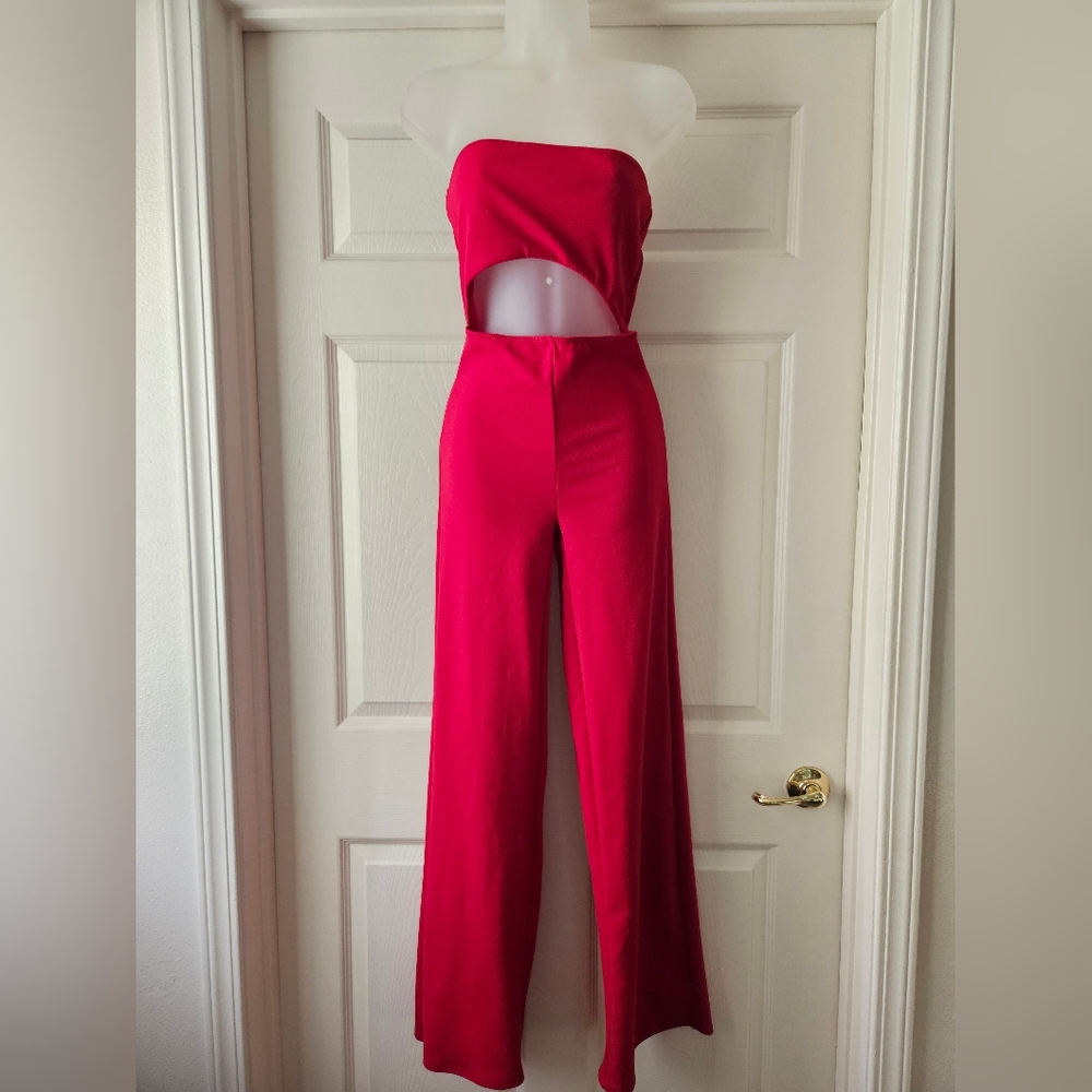SOLD- Strapless Jumpsuit